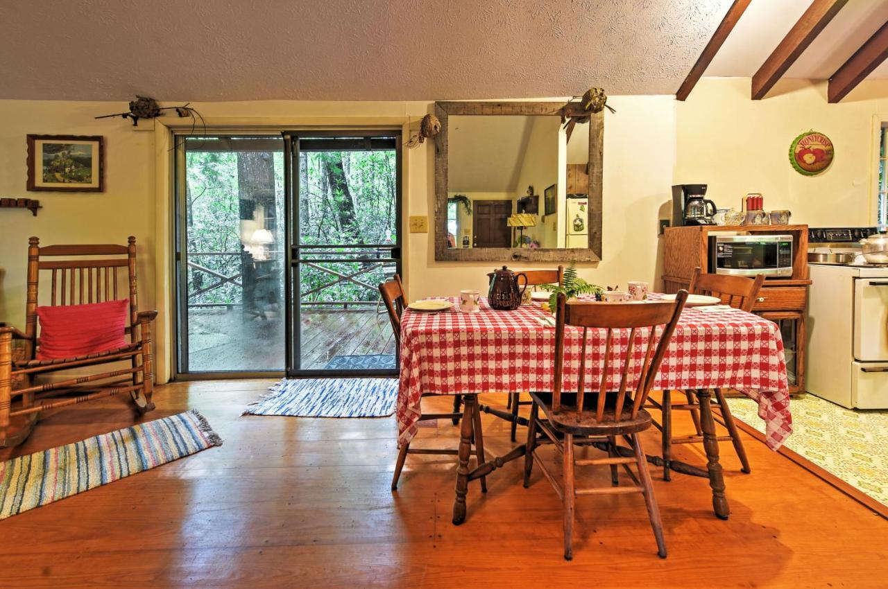 Serene Creekside Cottage Near Asheville Fire Pit Candler Dış mekan fotoğraf
