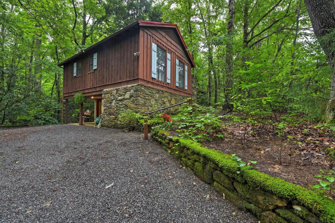Serene Creekside Cottage Near Asheville Fire Pit Candler Dış mekan fotoğraf